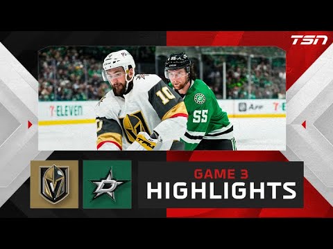 Stars win Game 3 in OT, cut Golden Knights' lead in West 1st Round