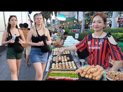 Unbelievable CAMBODIAN Street Food Tour 2026 Sunday Walk at Riverside Food Market Phnom Penh