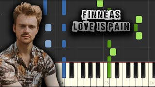 FINNEAS - Love is Pain - [Piano Tutorial] (Synthesia) (Download MIDI + PDF Scores)