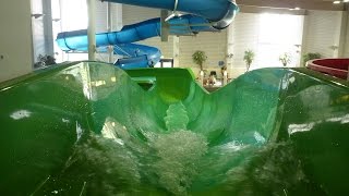 Åbybadet Mölndal - Green Water Slide Onride POV