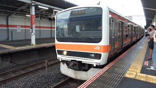 2023/08/22 Japan Railways Musashino Line: 209 Series M84 Set at Minami-Urawa