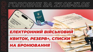 Коротко про головне за тиждень 27.05 - 31.05.2024