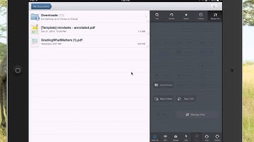 Manage Folders and Files in GoodReader