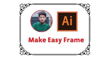 Make Easy Frames in Adobe Illustrator । How to Design Vintage Border Elements