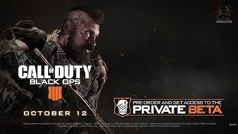 Call of Duty: Black Ops 4 BETA ANNOUNCED!