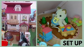 Sylvanian Families: House on the Hill Set Up & Tour! 