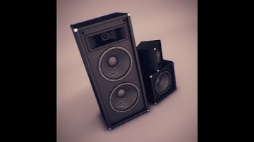 Speakers 3D model from CGTrader.com