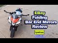 EBay Folding Bar End Mirrors Review