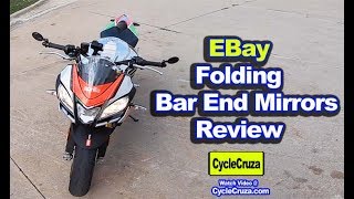 EBay Folding Bar End Mirrors Review
