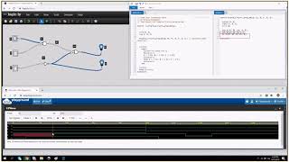 Digital Design Simulating the first Verilog Code Waveform