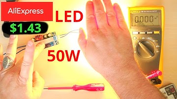 Обзор LED мантицы на 50W — мощный COB светодиод + тест с XY-SJVA-4.