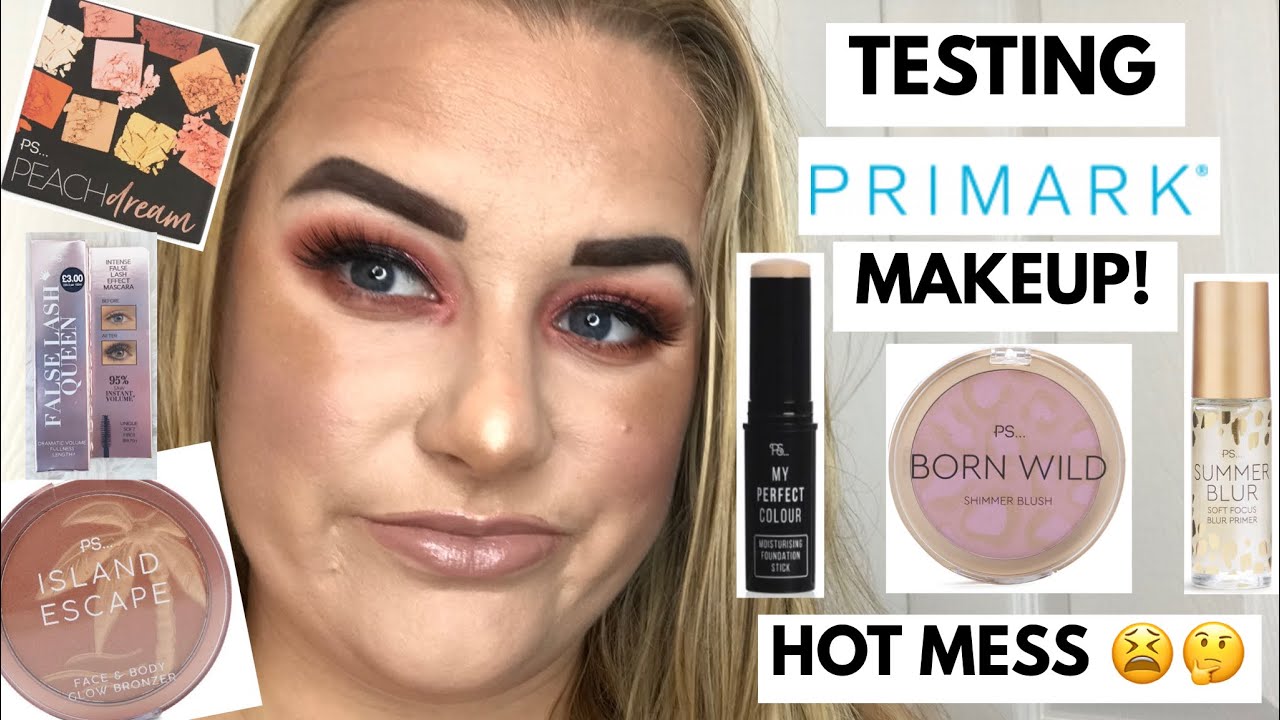 TESTING NEW PRIMARK MAKEUP! *FAIL* - I LOOK LIKE A HOT MESS | AMBER HOWE
