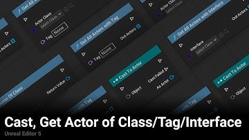 Доступ к ACTOR через Cast, Get Actor of Class/Tag/Interface в Unreal Engine 5