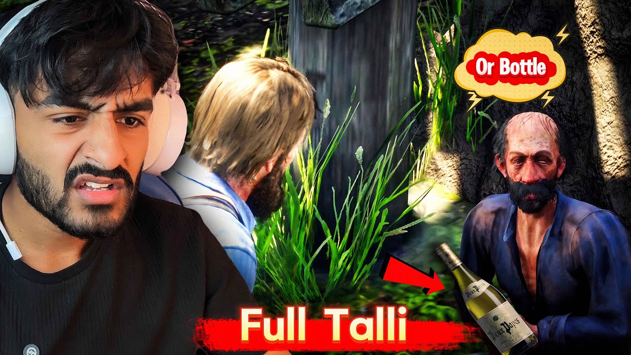 I Found a Fully Drunk Man in RDR2 and This Happened..😂