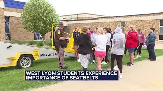 Simulation teaches Iowa students the importance of seatbelts