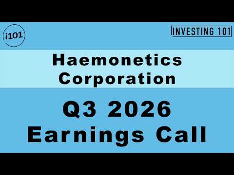 Haemonetics Corporation Q3 2026 Earnings Call