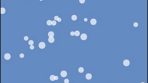 How to make Snow Effect for Christmas with Canvas and Javascript (Web tutorials)