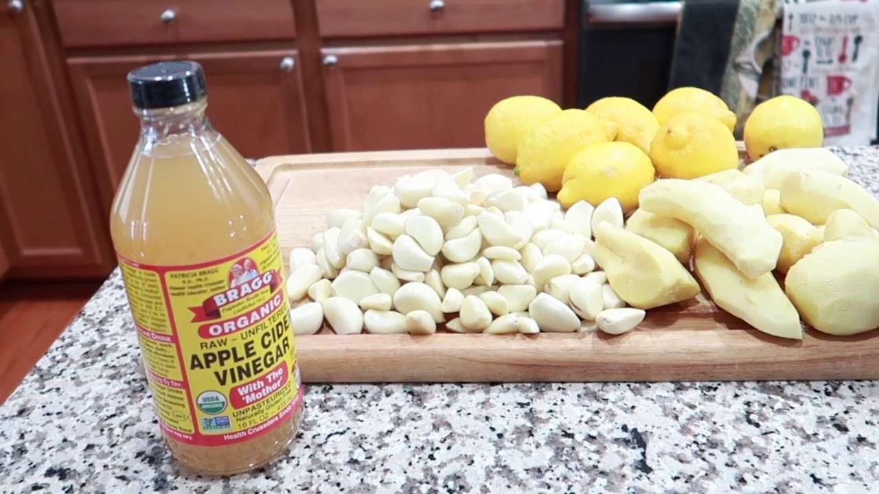 How I Build My Immune System? Ginger Garlic Lemon Honey Apple Cider