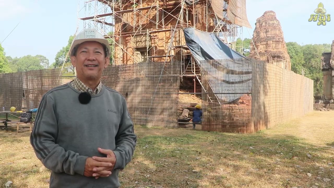 ជួសជុលប្រាង្គឥដ្ឋលេខ៥ នៅខាងលិចប្រាង្គកណ្តាលនៃប្រាសាទបាគង