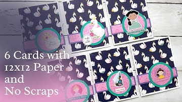 12x12 Paper Busting | No Scrap Cardmaking