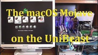 Test installation of macOS Mojave by the UniBeast