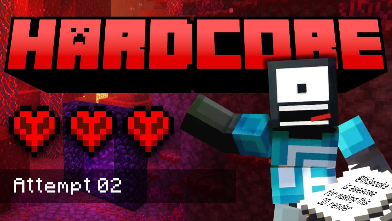 Trying to beat Hardcore Minecraft for the first time! (Attempt #2) (VOD ...