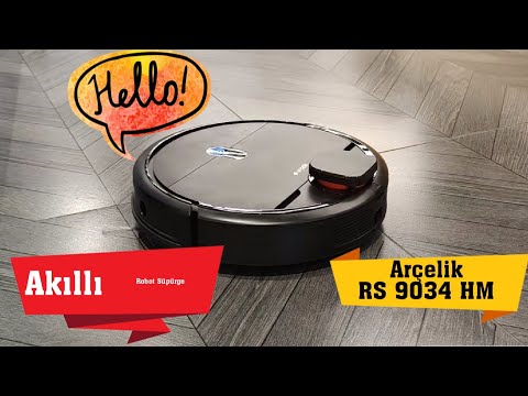 Akıllı Robot Süpürge | Arçelik RS 9034 HM Robot Süpürge | 150 Dak. Çalışma | LDS-Lidar Navigasyon |