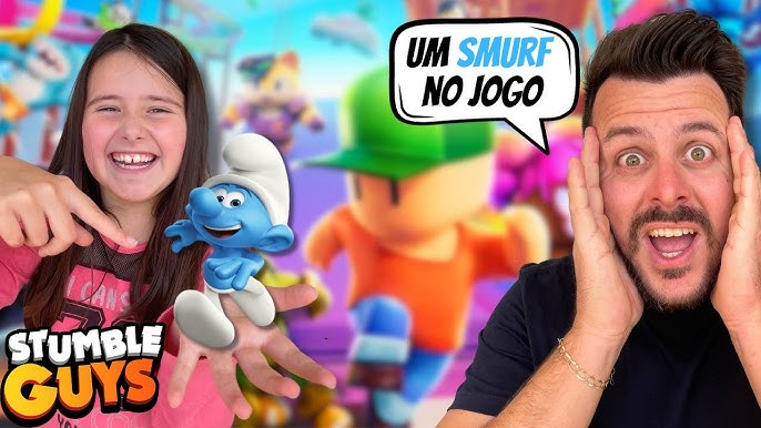 Stumble Guys, tinha um SMURF no jogo 