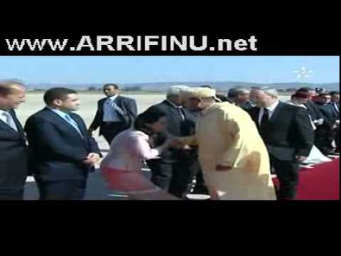 السلام على الملك أثناء وصوله للناظور   الناظور