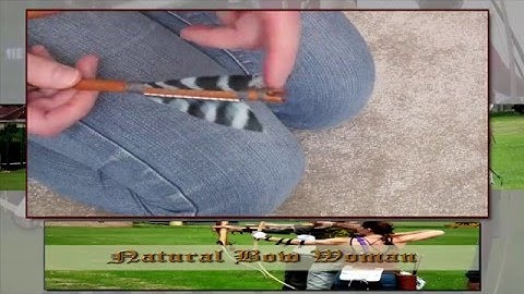 Binding Self Nocks on Traditional Arrows - How to by NaturalBowWoman