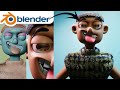 Stylized NFT Style  Character Modelling In Blender [Time-lapse]