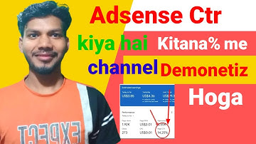 What Is CTR In Youtube | How To Decrease CTR of Google Adsense | How to adsense ctr on youtube