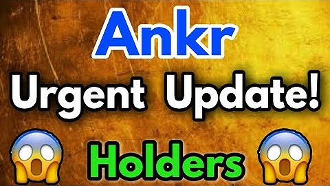 Ankr Urgent Update! Holders || Ankr technical analysis || Ankr price prediction