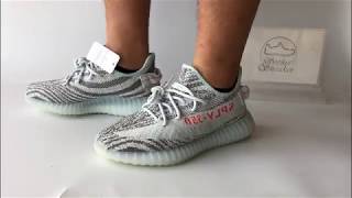 9th UA Yeezy 350 Boost V2 Blue Tint On Foot Review