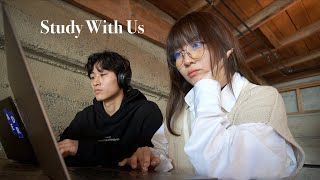 [02.12.2024] med students real-time study with us at a cafe ft. kimchilove98