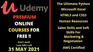 Free Udemy Courses With Free Certificates | Certified Free Online Courses Students #UdemyCoupons