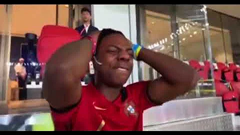 Speed crying after Portugal knocked out of World Cup!
