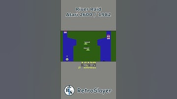 River Raid Gameplay Atari 2600 #retrogaming #atari2600 #riverraid