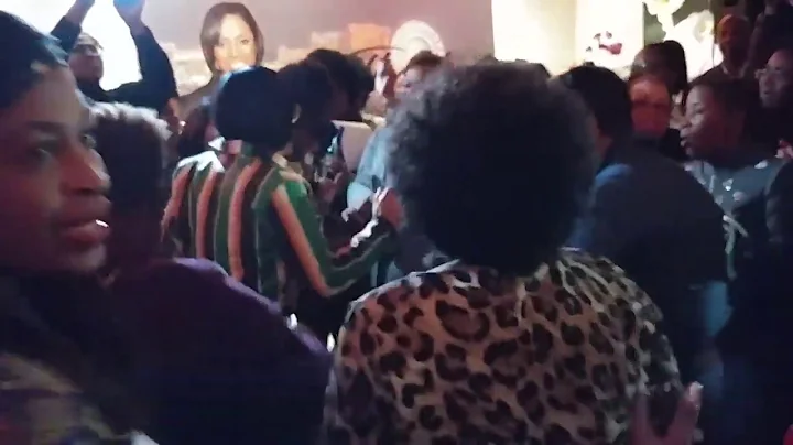Angela Alsobrooks Jams at 70s BDay Party