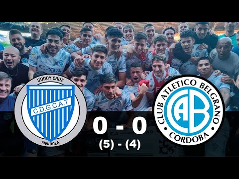 ¡GANÓ EL TOMBA! Godoy Cruz 0 (5)-(4) 0 Belgrano