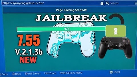 PS4 7.55 jailbreak host v2.1.3b latest now#syikuyvlog/karo
