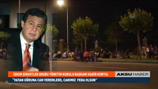 Kadir Kurtul: “Vatan Uğruna Can Verenlere, Canımız  Feda Olsun”