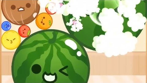 2 Watermelon Pop! Satisfying ASMR Fruit Drop Merge Melon Game #games #asmr #puzzlegame #mobilegame 