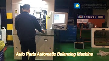 two station brake disc, flywheel automatic milling balancing machine