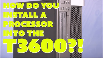 Dell Precision T3600 Processor Installation
