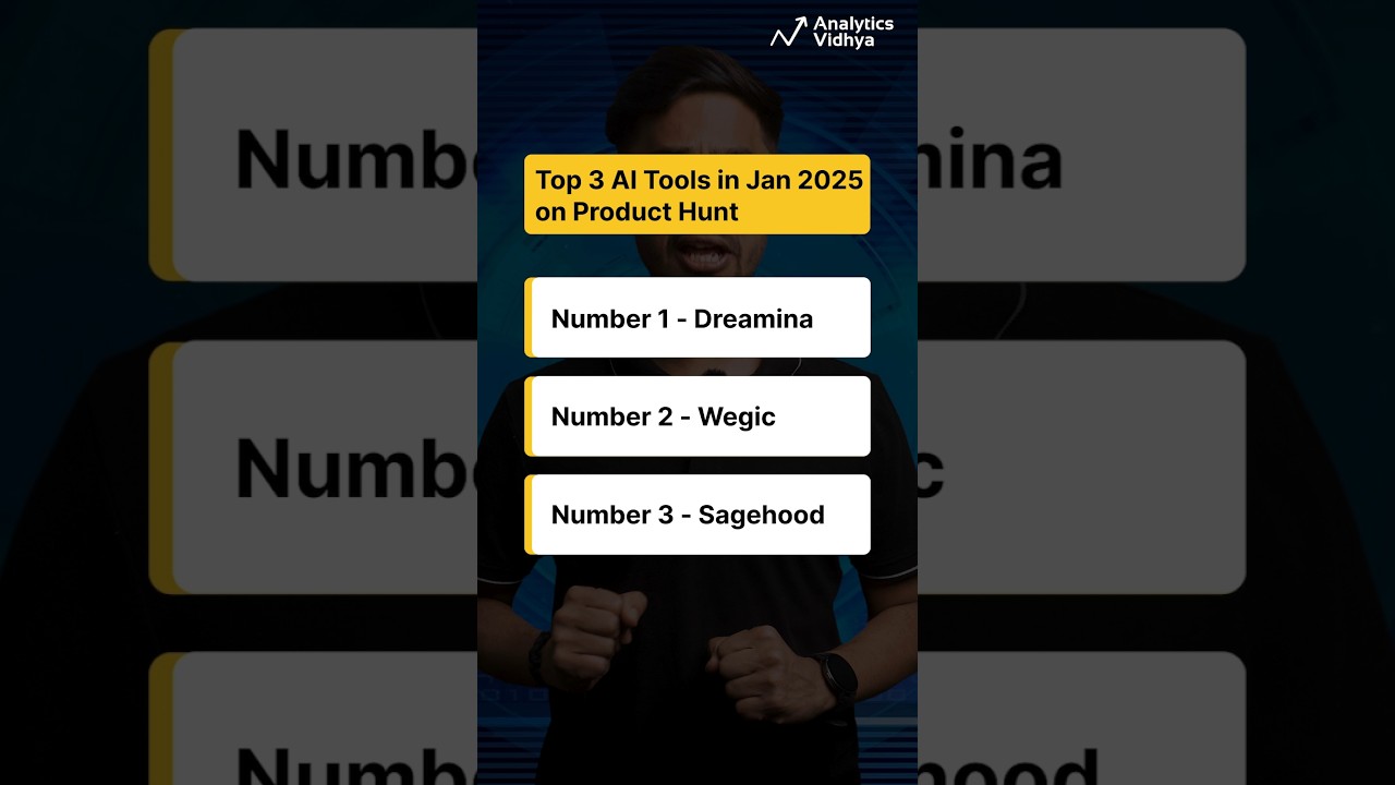 Top 3 AI Products on Product Hunt in January 2025! 🚀 