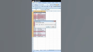 How to highlight duplicate values in Excel 😎 | Excel Data Entry trick #excel #dataentry #shorts