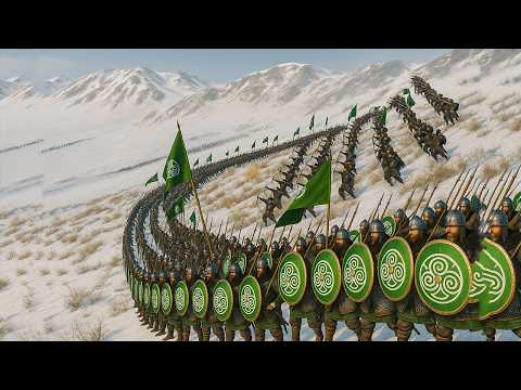 500 Aserai Army Against 500 Battanian Army | Mount & Blade 2 Bannerlord Tactics | Epic Battle