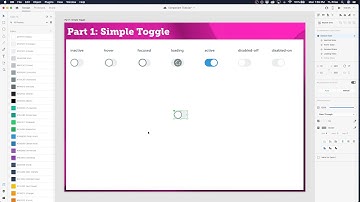 Adobe XD Components Tutorial / Part 1: Simple Toggle