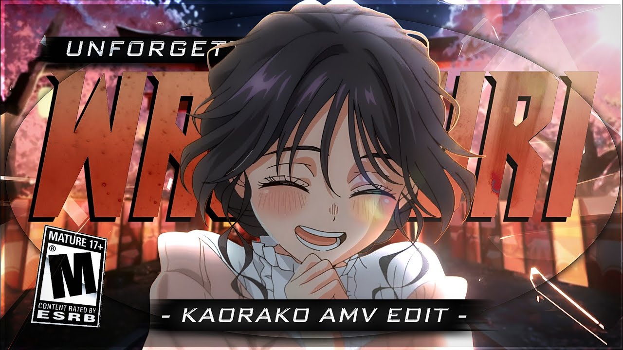 Unforgettable ~ Waguri Kaoruko [AMV/Edit] 4k ! Alight Motion Preset (+Project file)
